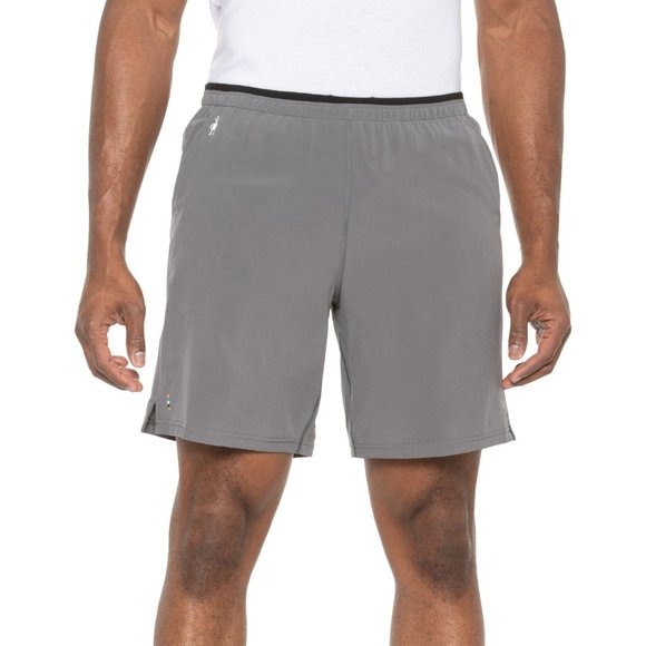 NWT SmartWool Merino Sport Shorts - 8”, Built-In Brief Medium Gray 362sn - Picture 1 of 4
